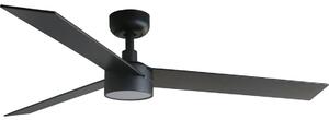 FARO 34298WT-1TW - LED Stm. vent. RUDDER L LED/18W/230V čierna pr. 132 cm WT + DO