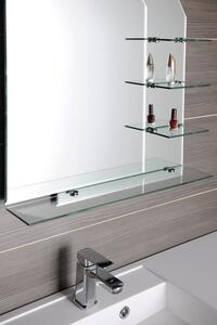 Aqualine WEGA zrkadlo s policami 65x90cm