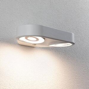 Senzorové vonkajšie nástenné svietidlo Paulmann LED Silma white 2-light IP44