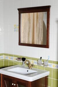 Sapho CROSS zrkadlo v drevenom ráme 600x800mm, mahagón