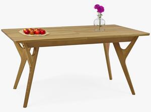 Jedálenský stôl z masívneho dubového dreva, Avano 160-200 x 90 cm