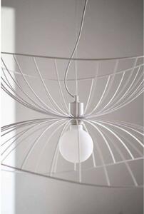 Globen Lighting závesné svietidlo RAY, biele, Ø 70 cm, Biela / opálová, Obývacia izba / jedáleň, kov, Moderný, Závesné svietidlo