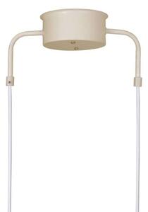 Globen Lighting závesné svietidlo CURVE 5, béžová, 5-pl., 165 cm, Krémová / jantárovo žltá, Obývacia izba / jedáleň, kov, Vintage, Závesné svietidlo