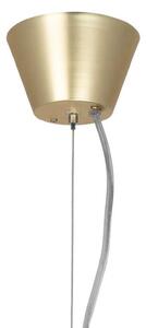 Globen Lighting závesné svietidlo Torrano Ø 30 cm Travertin, Krémová / jantárovo žltá, Obývacia izba / jedáleň, Kameň, Dizajn, Závesné svietidlo