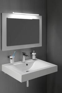 Sapho, MITRA zrkadlo v ráme 720x520x40mm, biela, MT191