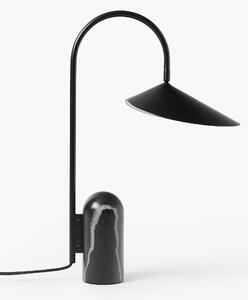 Veľká nastaviteľná stolová lampa's mramorovou základňou Arum
