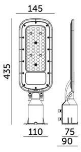 LED pouličné svietidlo BRELUXO LED/50W/230V 4000K IP65
