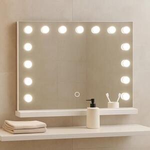Aquamarin Kúpeľňové LED zrkadlo Hollywood 58 x 43 cm