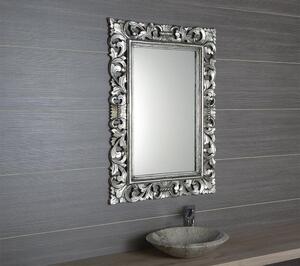 Sapho, SCULE zrkadlo v ráme, 70x100cm, strieborná Antique, IN156