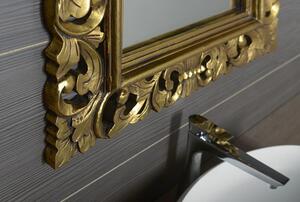 Sapho SCULE zrkadlo vo vyrezávanom ráme 70x100cm, zlatá