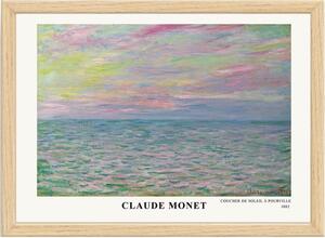 Plagát v ráme 45x35 cm Claude Monet – Wallity