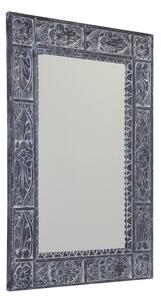 Sapho UBUD zrkadlo vo vyrezávanom ráme, 70x100cm, sivá
