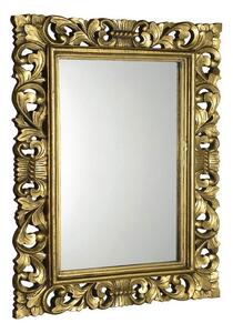 Sapho SCULE zrkadlo vo vyrezávanom ráme, 70x100cm, zlatá