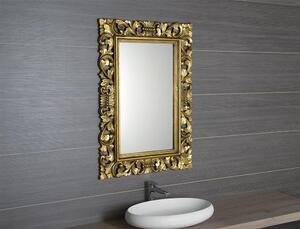Sapho SCULE zrkadlo vo vyrezávanom ráme 70x100cm, zlatá
