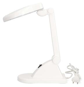 Nedis MAGLE1WT - LED stolná lampa s lupou LED/6W/230V biela
