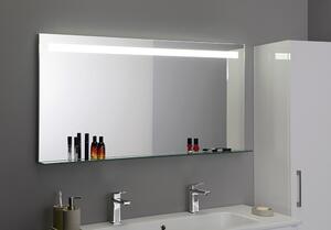 Sapho BRETO LED podsvietené zrkadlo s policou 1200x608mm
