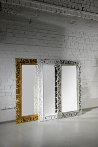 Sapho SCULE zrkadlo vo vyrezávanom ráme 80x150cm, strieborná