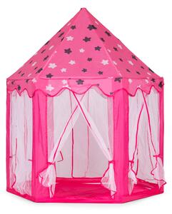 IPLAY Detský stan v tvare domčeka - pre princezné