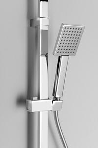 Sapho, DALIA sprchový stĺp s termostatickou batériou, hranatý, chróm, DA139