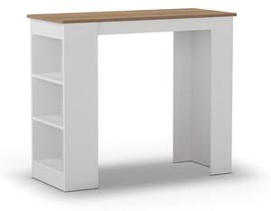 Barový stôl s doskou v dubovom dekore 52x120 cm Peru - Marckeric