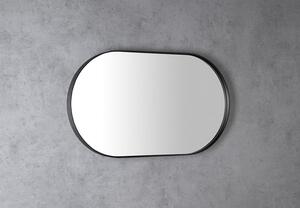 Sapho, PUNO zrkadlo v kovovom ráme 40x70cm, čierna, ORT125