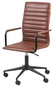 Kancelárska stolička WINSLOW hnedá/čierna