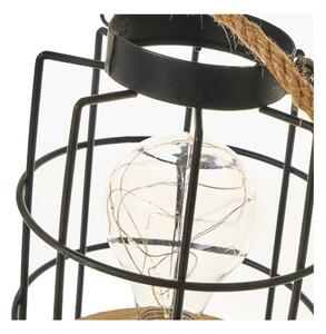 Čierna stolová lampa (výška 20,5 cm) – Casa Selección