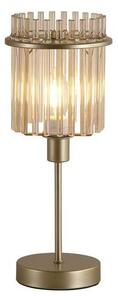 Searchlight EU55622CP - Stolná lampa SWIZZLE 1xE14/60W/230V zlatá