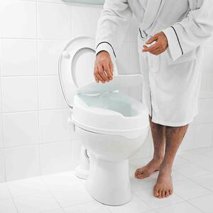 Ridder HANDICAP WC sedátko zvýšené 10cm, bez madiel, biela