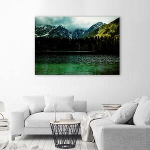 Obraz na plátne Hory v oblakoch Rozmery: 60 x 40 cm
