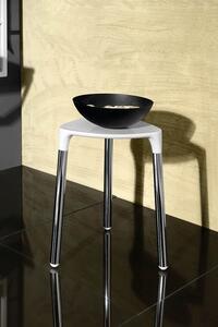 Gedy YANNIS kúpeľňová stolička 37x43,5x32,3cm, biela