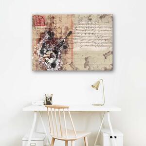 Obraz na plátne Abstraktný hudobník Rozmery: 60 x 40 cm