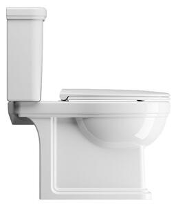 GSI CLASSIC WC misa kombi spodný/zadný odpad, biela ExtraGlaze