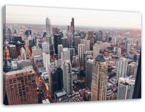 Obraz na plátne Chicago mrakodrapy Rozmery: 60 x 40 cm