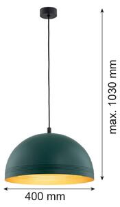 Argon 8243 - Luster na lanku BONITA 1xE27/15W/230V zelená