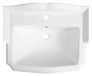 Aqualine ANTIK keramické umývadlo, 58x47 cm, biela