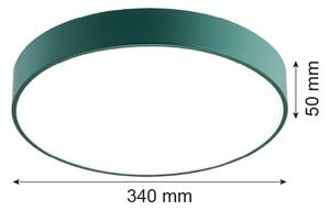 Argon 8335 - LED Stropné svietidlo TIAMO LED/22W/230V 4000K zelená