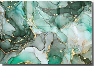 Sklenený obraz 100x70 cm Turquoise - Wallity