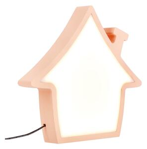 Ružová detská lampička House - Candellux Lighting