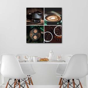 Obraz na plátne Motív kávy do kuchyne Rozmery: 30 x 30 cm
