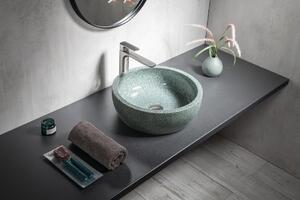 Sapho PRIORI keramické umývadlo na dosku, Ø 42 cm, zelená