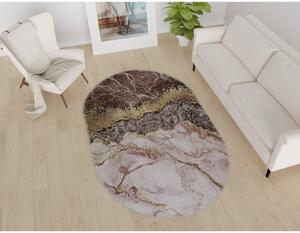 Umývateľný koberec v hnedo-zlatej farbe 80x120 cm – Vitaus