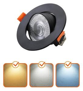 LED podhľadové svietidlo BRINO LED/3/5/7W/230V 3000/4000/6500K čierne