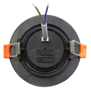 LED podhľadové svietidlo BRINO LED/3/5/7W/230V 3000/4000/6500K čierne