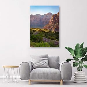 Obraz na plátne Horská cesta Rozmery: 40 x 60 cm