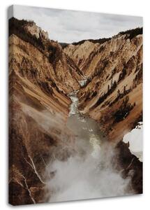 Obraz na plátne Rieka v horách Rozmery: 40 x 60 cm