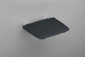 GELCO sklopné sedátko do sprchového kúta 32,5x32,5 cm, tmavo šedá