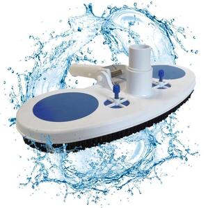Čistiaca hlava na bazén, priemer 33 cm, s kefou a ventilom 32 mm, značka Avenli/Jilong