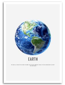 Obraz na plátne Planéta Zem Rozmery: 40 x 60 cm