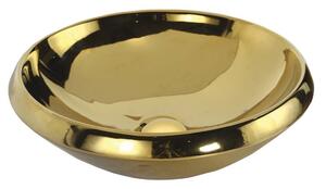 CREAVIT MINIMAL umývadlo na dosku okrúhle priemer 45x13,5 cm, zlatá